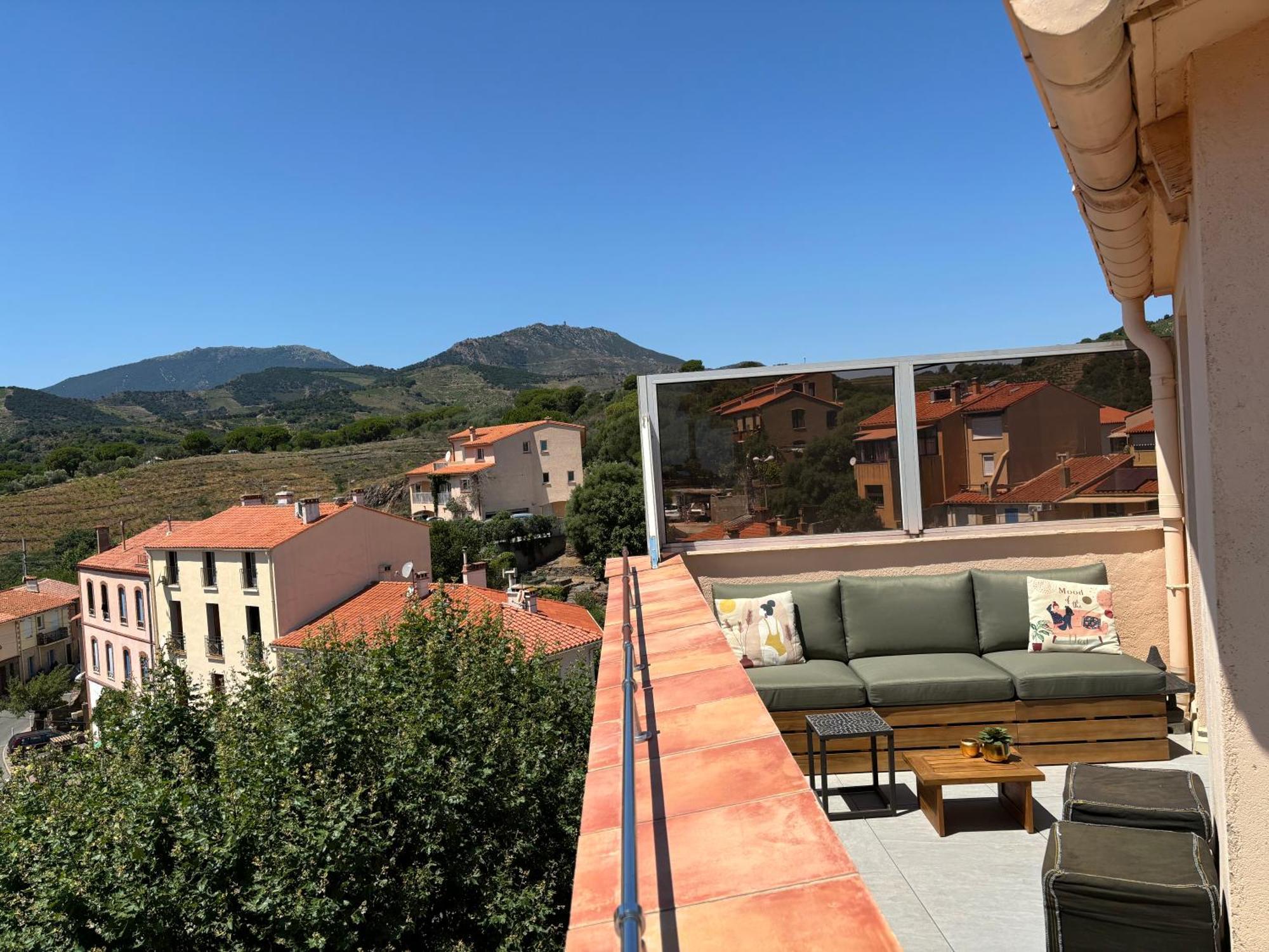 Attique A Banyuls - Vue Mer Et Montagne Экстерьер фото